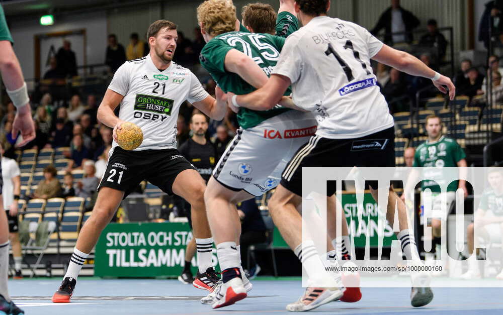 211117 Helsingborgs Mattias Thynell during the handball match in the ...