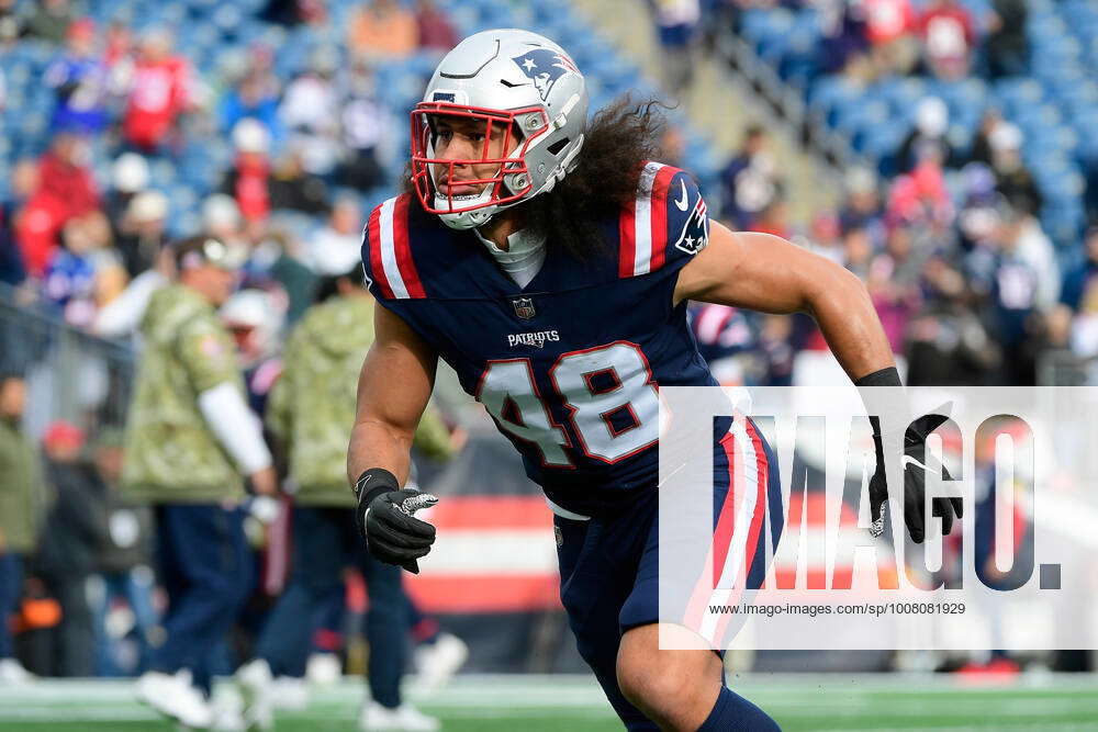 November 14, 2021: New England Patriots Linebacker Jahlani Tavai (48 ...