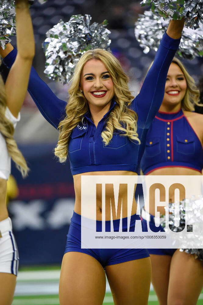 Houston Texans cheerleaders wearing salute to service uniforms