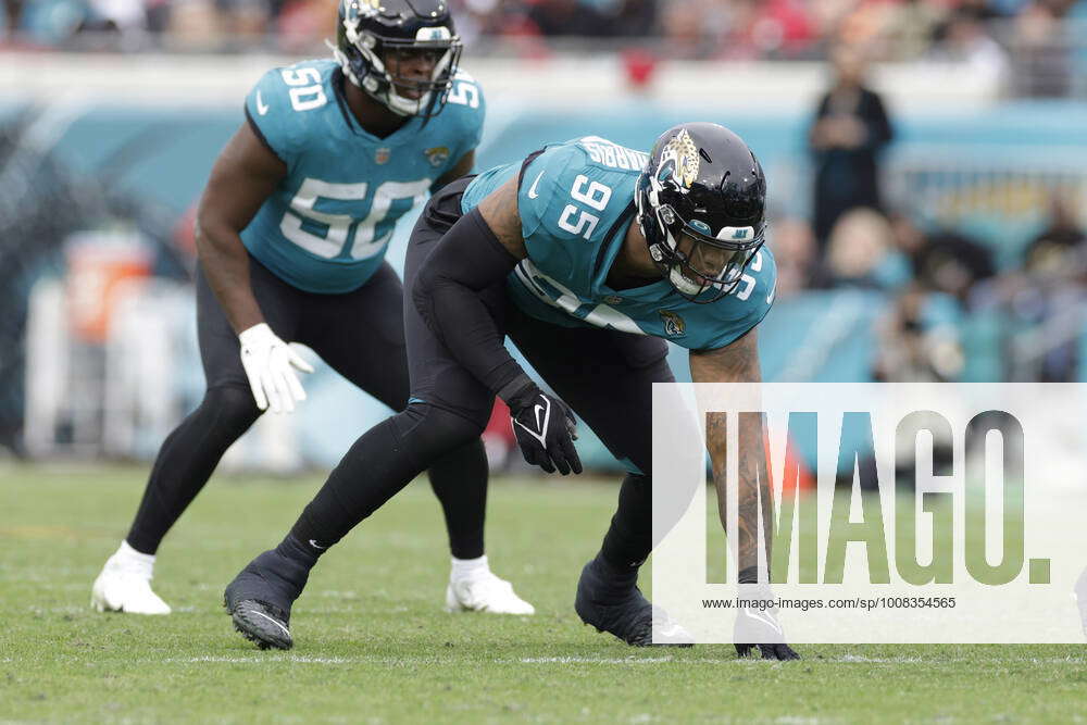 JACKSONVILLE, FL - NOVEMBER 28: Jacksonville Jaguars defensive end Roy  Robertson-Harris (95) during