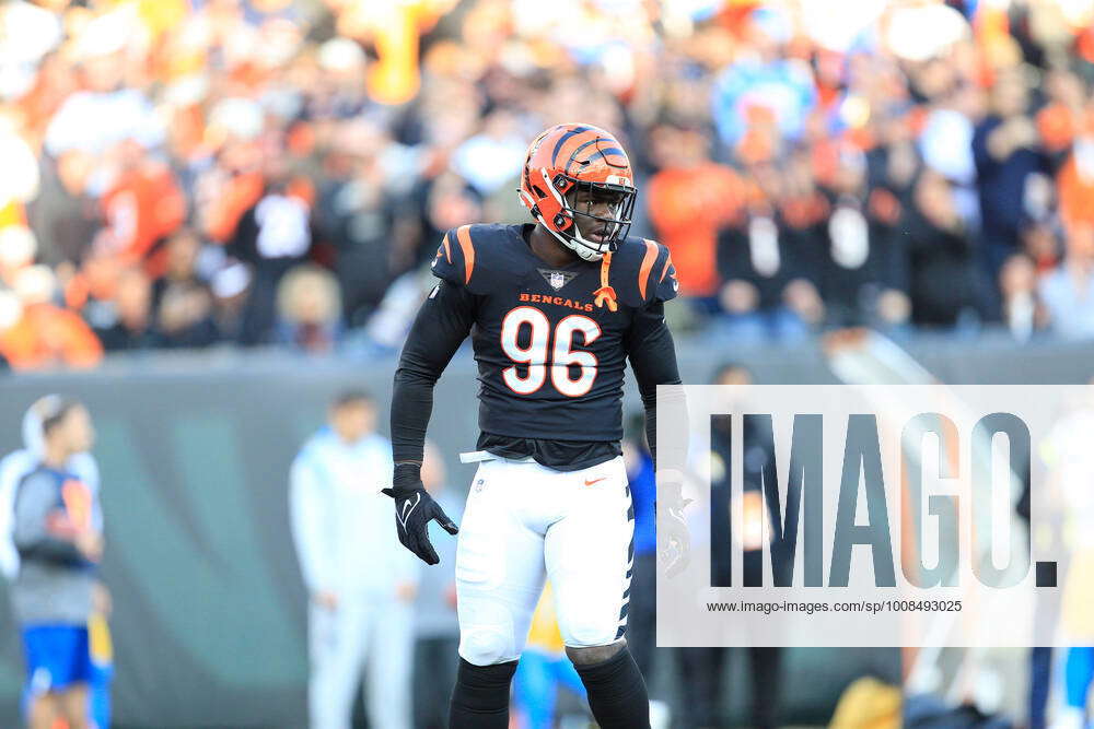 Cameron Sample of the Cincinnati Bengals looks on during the first News  Photo - Getty Images