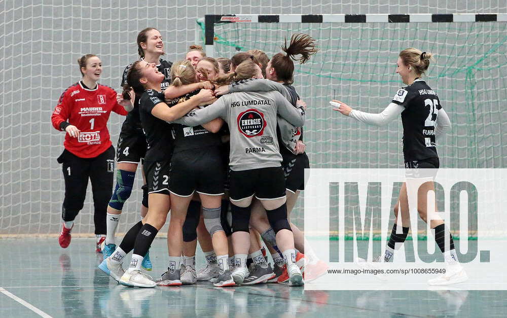 12 12 2021, xovx, Handball Frauen 3 Liga, Gruppe D, HSG Lumdatal HSG Gedern Nidda The players of 12 12 2021, xovx, Handball Frauen 3 Liga, Gruppe D, HSG Lumdatal HSG Gedern Nidda The players of