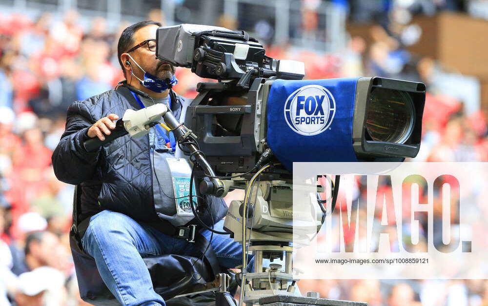 A FOX Sports television camera operator works from a mobile elevated  position during the first half of an NFL football game between the  Jacksonville Jaguars and the Atlanta Falcons, Sunday, Nov. 28