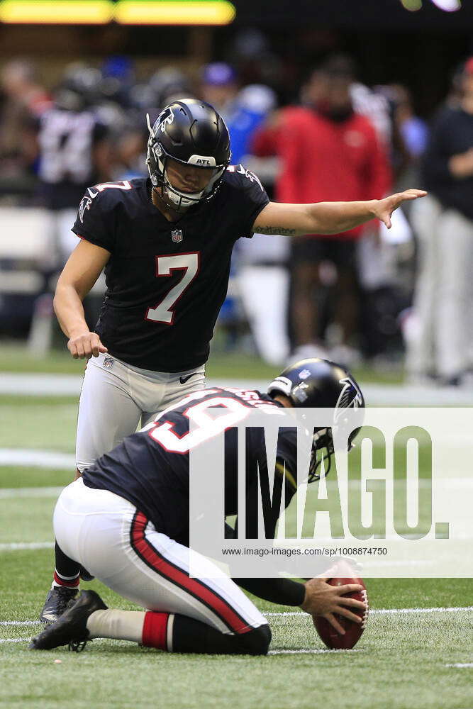 ATLANTA, GA - DECEMBER 20: Kicker Younghoe Koo #7 of the Atlanta