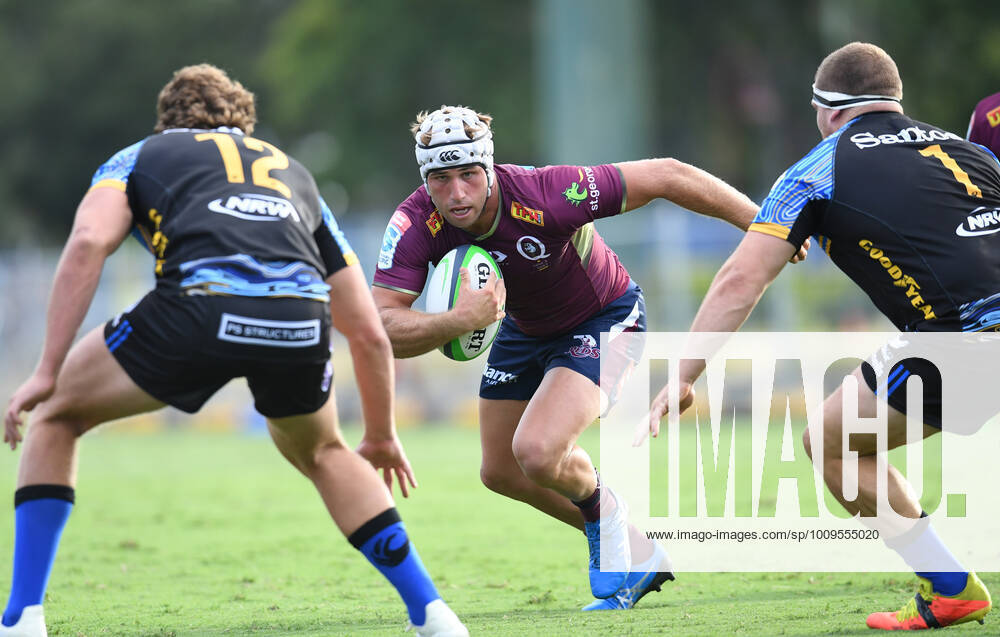 RUGBY REDS FORCE TRIAL, Hamish Stewart of the Reds in action during a ...