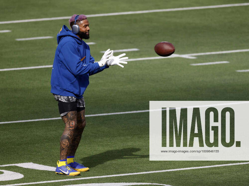 Odell Beckham Jr. warms up to NFL, American Football Herren, USA