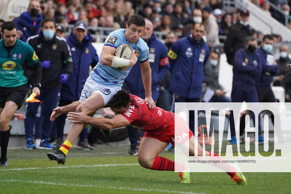 Bautista Delguy (Perpignan) RUGBY : RC Toulon vs USAP Perpignan - Top ...