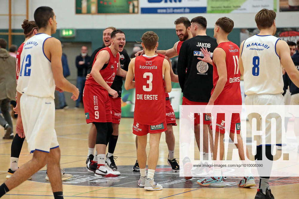 19.02.2022, xovx, Basketball 2. Regionalliga Südwest Nord, Lich Basketball - TuS Makkabi Frankfurt