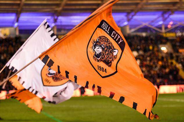 Mandatory Credit: Photo by Greig Cowie Shutterstock (12817785ga) Hull City  flags Hull City v