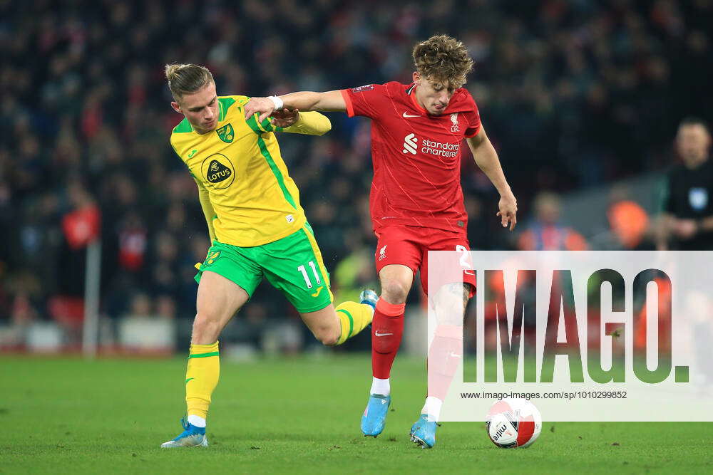 Fußball FA Cup 5. Runde Liverpool gegen Norwich City 2. März 2022 FA Cup 5. Runde Liverpool gegen