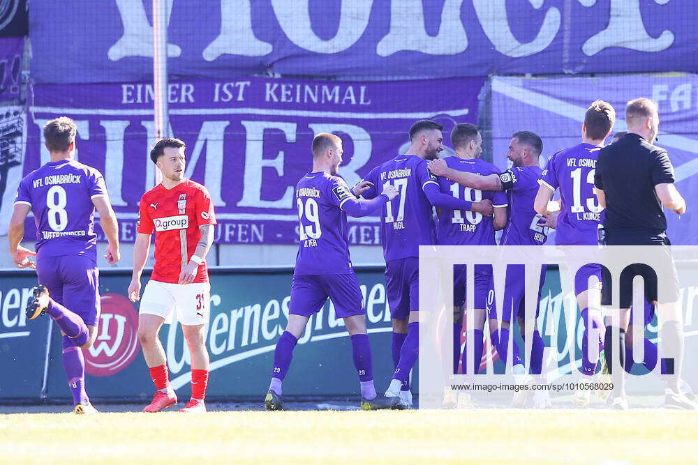 13 03 2022, football 3 league, FSV Zwickau VfL Osnabrueck, v l Maurice ...