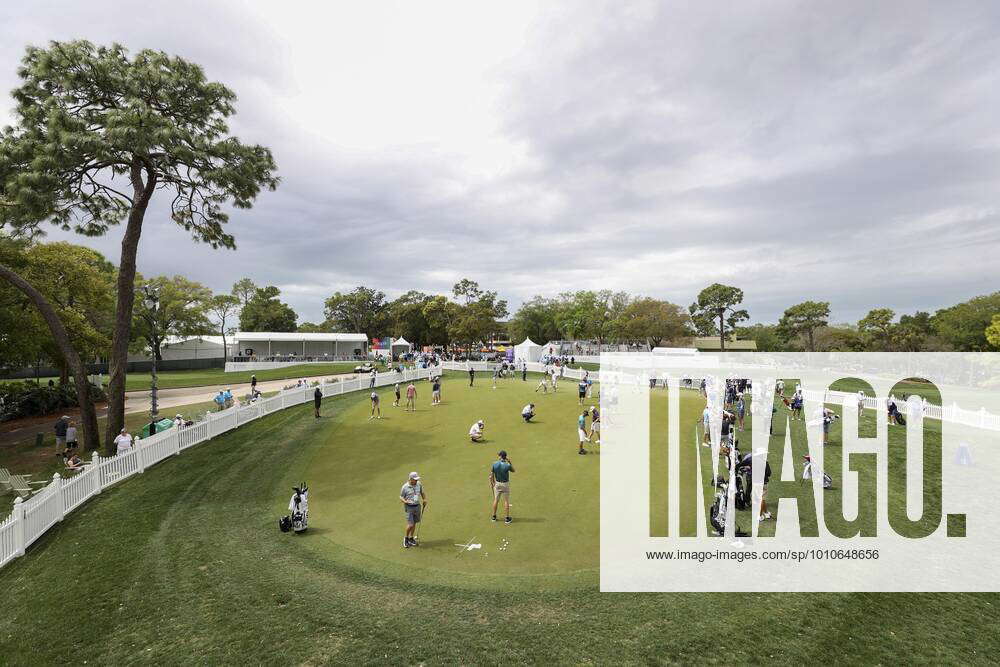 March 16, 2022, Palm Harbor, Florida, USA Players warm up during the