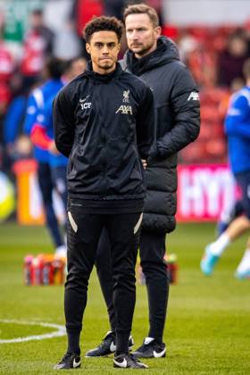 Nottingham Forest v Liverpool FA Cup 20 03 2022. Liverpool assistant fitness coach Jordan Fairclough before the FA Cup match between Nottingham Forest and Liverpool at the City Ground, Nottingham, England on 20 March 2022. Editorial use only DataCo restrictions apply See www.football-dataco.com , Copyright: xIanxStephenx PSI-14923-0049