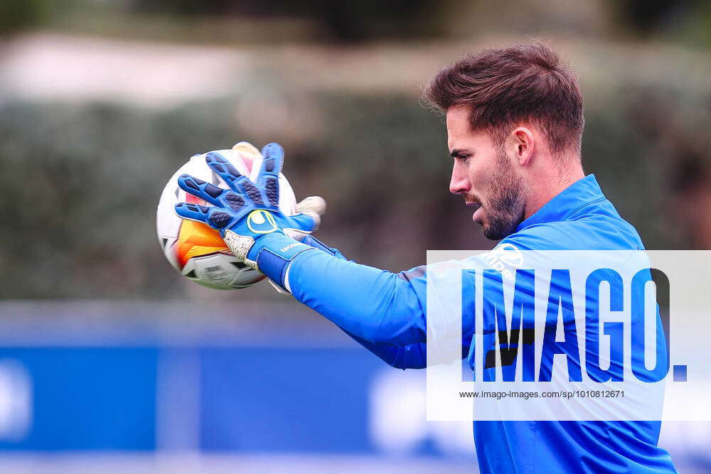 Atletico de Madrid s Benjamin during training session. March