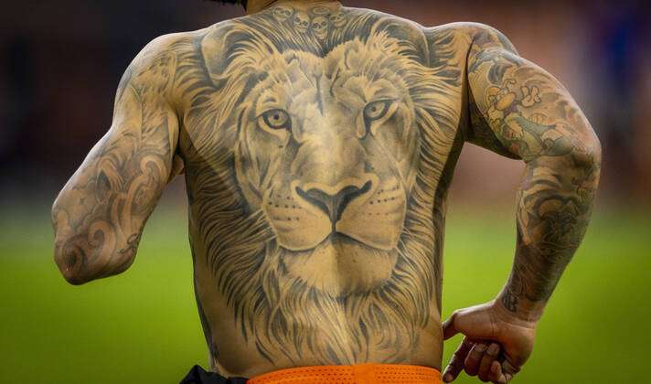 GOAL on Twitter Memphis Depays back tattoo looking    httpstco5RBoQgex88  Twitter