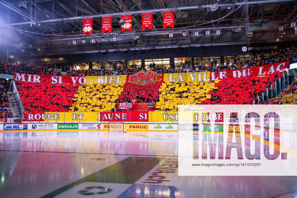 02 04 2022 Biel Tissot Arena Playoffs EHC Biel Bienne ZSC Lions