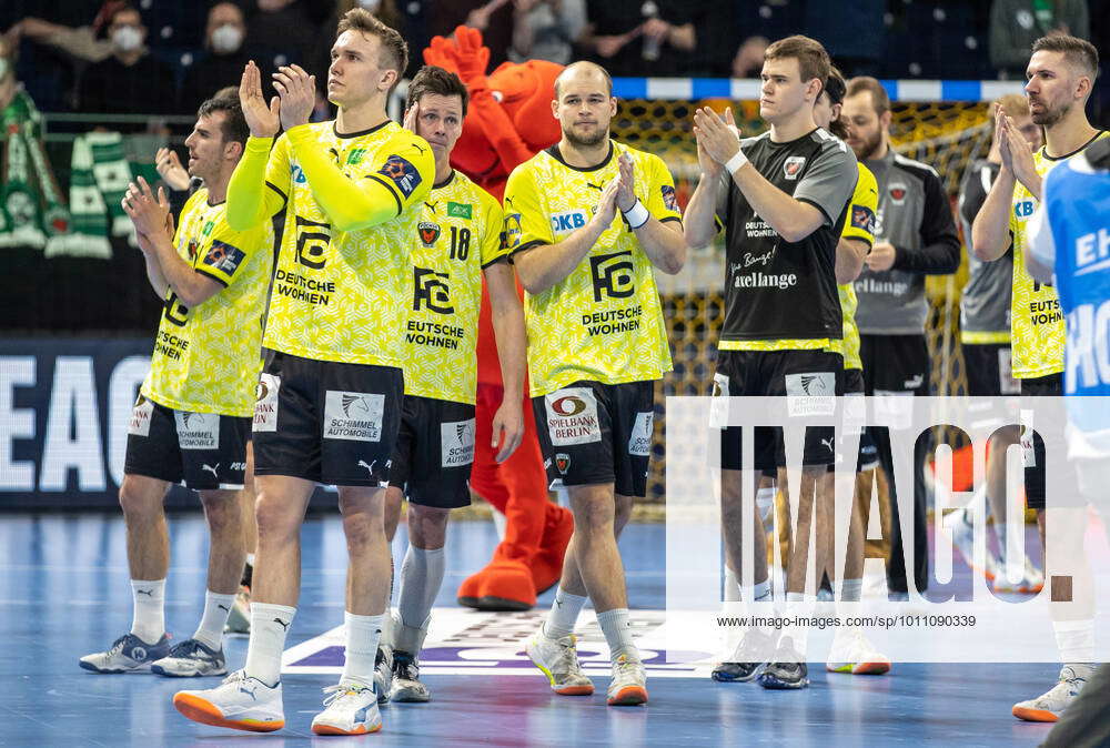 05 04 2022, Berlin, Handball, EHF European League, Round of 16, Max Schmeling Halle Fuechse Berlin 05 04 2022, Berlin, Handball, EHF European League, Round of 16, Max Schmeling Halle Fuechse Berlin