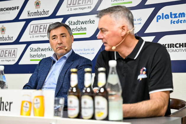 Wolfgang Brück Managing Partner, Iserlohn Roosters with Risse Wilke ...