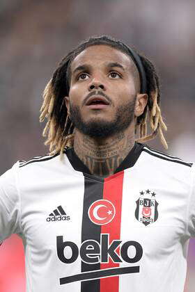 Istanbul, Turkey. 14th Jan, 2022. ISTANBUL, TURKEY - JANUARY 14: Valentin  Rosier of Besiktas JK runs with the ball during the Turkish Super Lig match  between Besiktas and Gaziantep FK at Vodafone