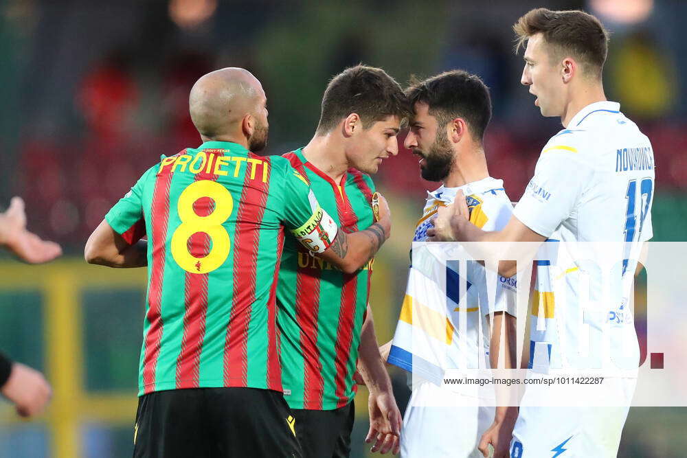 Koutsopias Ilias (Ternana) Argue With Garritano Luca (Frosinone) During ...