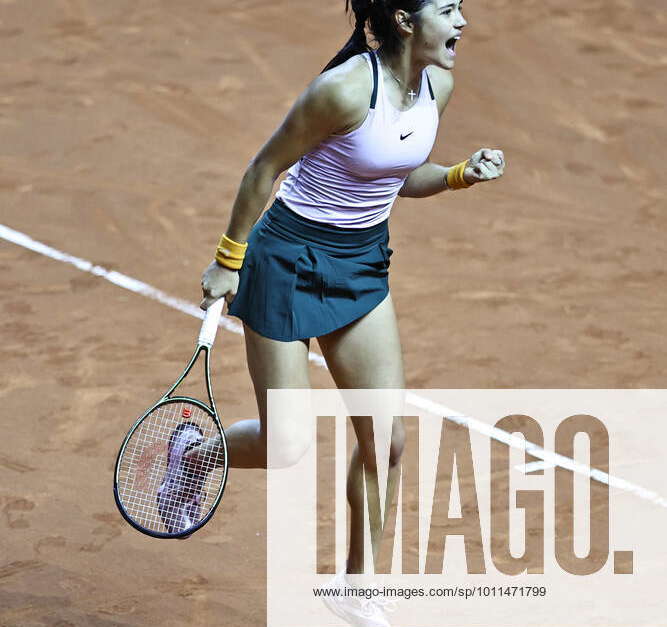 Emma Raducanu, GBR, during 2022 Porsche Tennis Grand Prix in Stuttgart