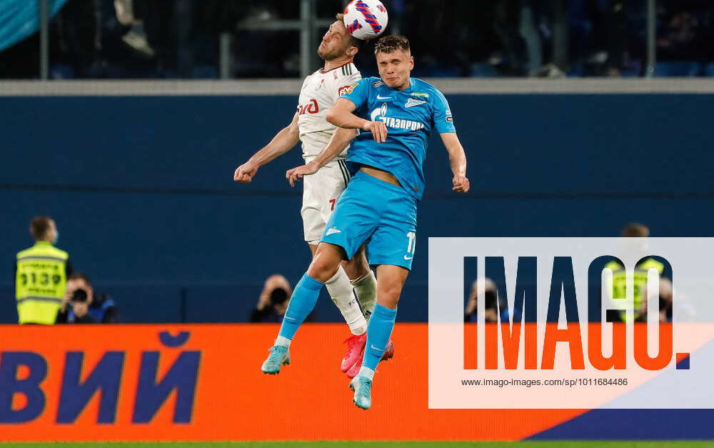 Zenit St. Petersburg V Lokomotiv Moscow Russian Premier League Andrey Mostovoy (R) of Zenit St. Pe Zenit St. Petersburg V Lokomotiv Moscow Russian Premier League Andrey Mostovoy (R) of Zenit St. Pe