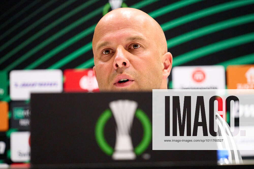 UEFA Europa Conference League press conference, PK, Pressekonferenz and training of Feyenoord UEFA Europa Conference League press conference, PK, Pressekonferenz and training of Feyenoord