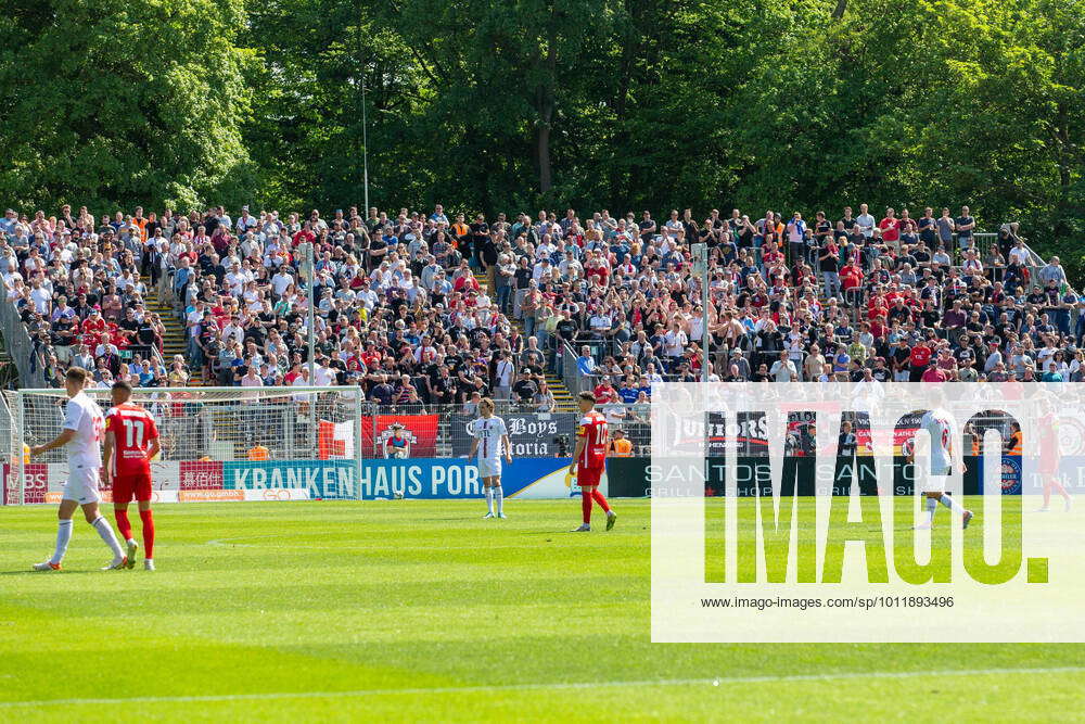 Koeln, Germany 08 May 2022 3 Liga 2021 2022 FC Viktoria Koeln vs 1 FC ...