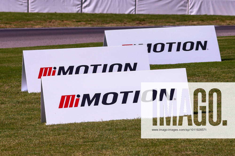 BIRMINGHAM, AL APRIL 30 Motion Industries signage lines the track