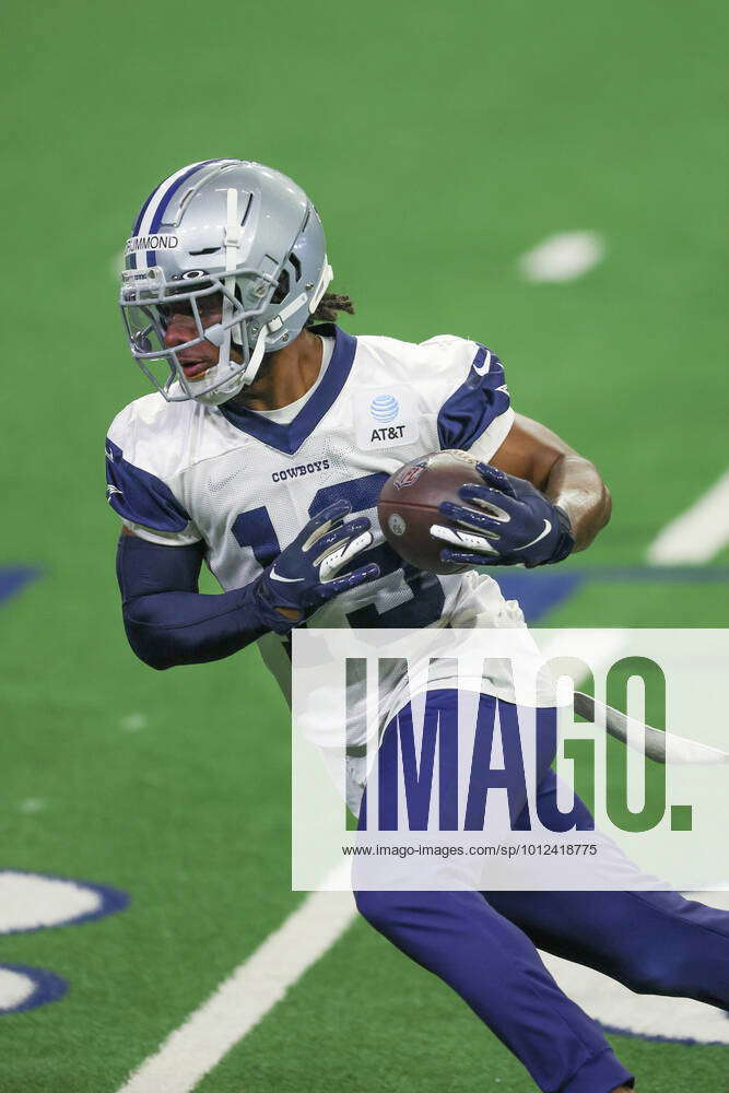 FRISCO, TX - JUNE 02: Dallas Cowboys wide receiver Dontario Drummond (19)  makes a catch during the