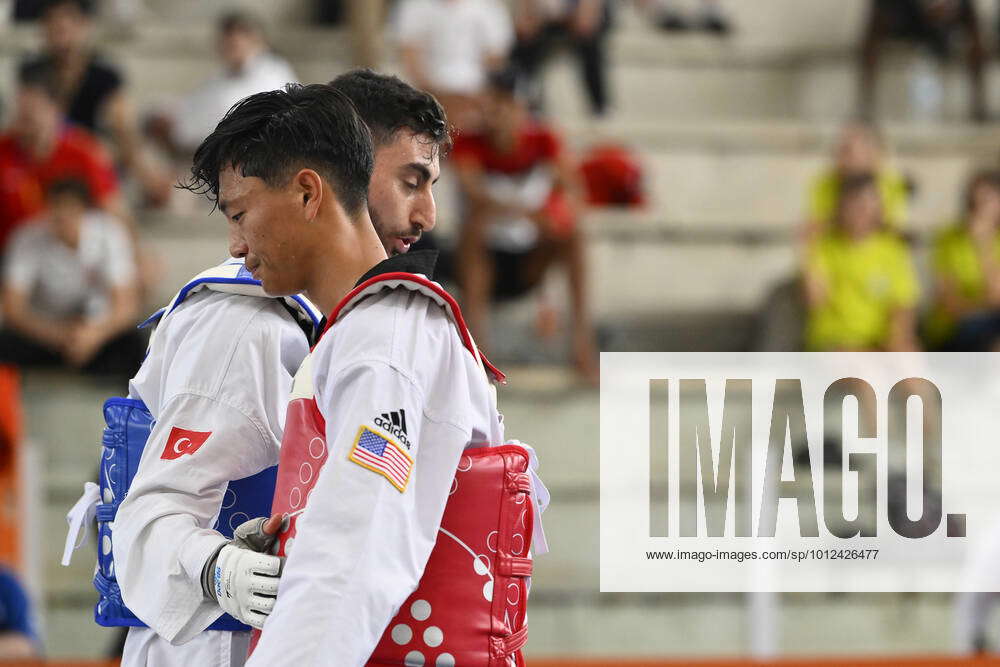 World Taekwondo Grand Prix Gorkem POLAT (TUR) vs David KIM (USA) during