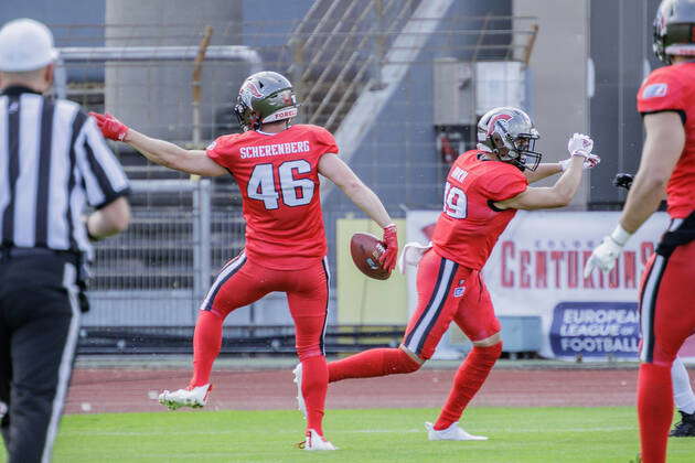 EUROPEAN LEAGUE of FOOTBALL. American Football Match Cologne Centurions -  Istanbul Rams Editorial Stock Photo - Image of league, competition:  248943098