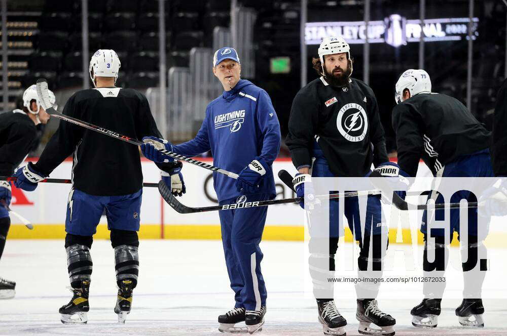 June 17, 2022, DENVER, Florida, USA Tampa Bay Lightning head coach Jon
