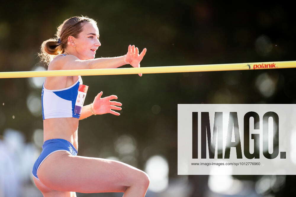 220624 Thea Leirfall Bremset competes in women™s high jump final during