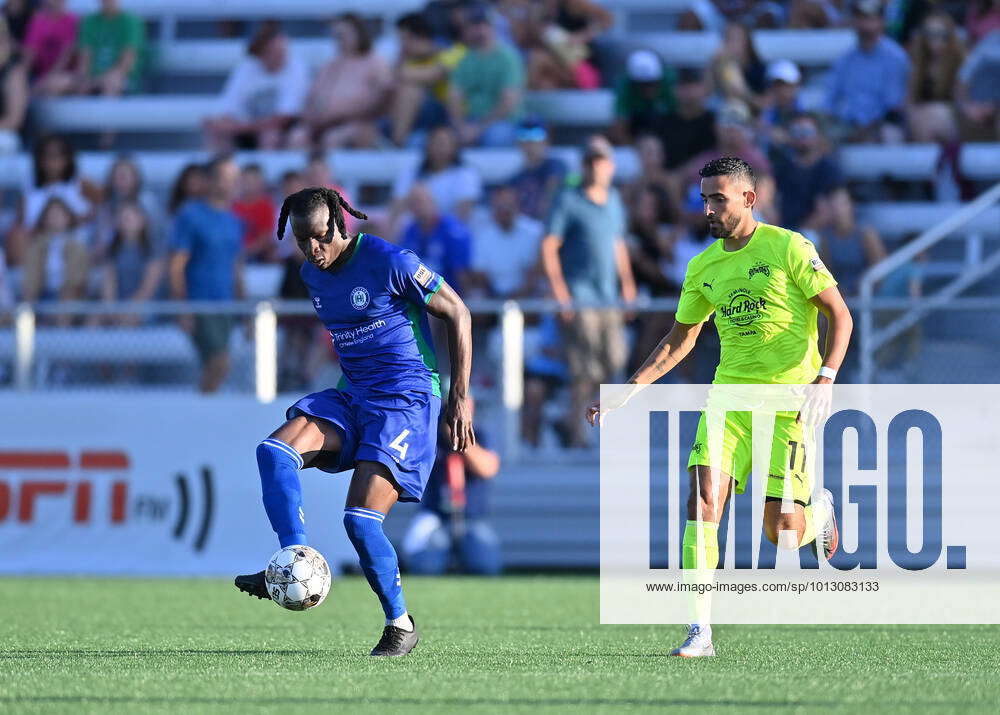 EAST HARTFORD, CT July 09 Hartford Athletic defender Tulu (4) passes