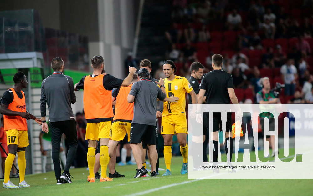 Kf Tirana team during the first round of UEFA Champions League