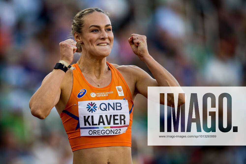 Dutch Lieke Klaver pictured in action during the 400m race, at the 19th  IAAF World Athletics