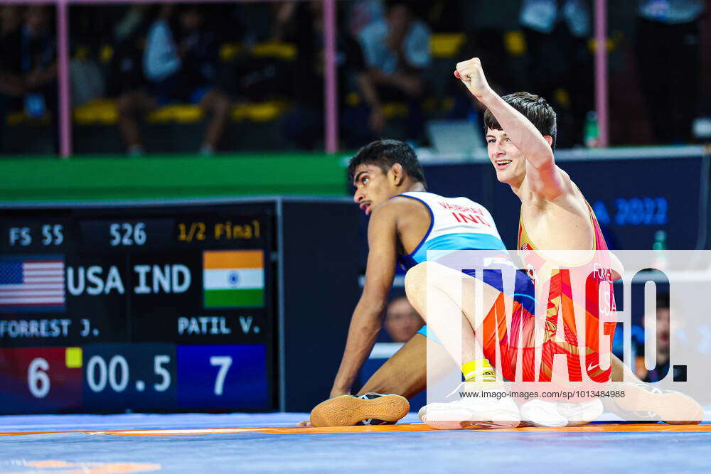 Wrestling u17 World Championships 55kg FS Jaxen Patrick FORREST USA df