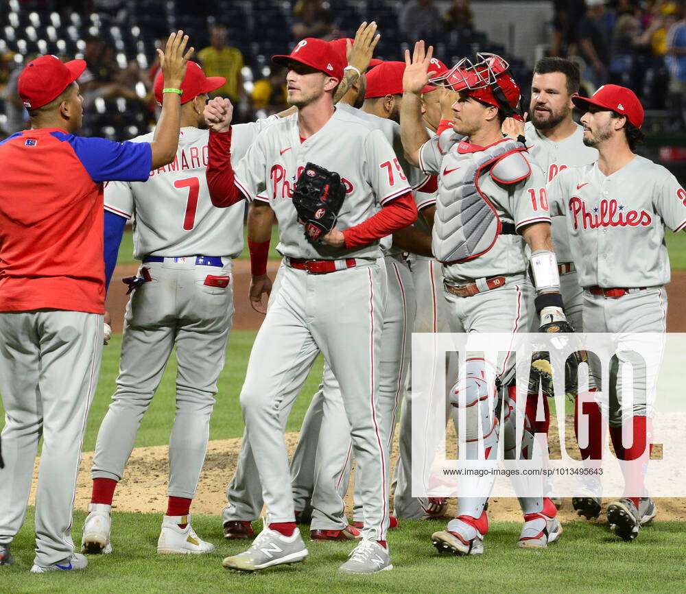 Philadelphia Phillies relief pitcher Connor Brogdon (75) and the