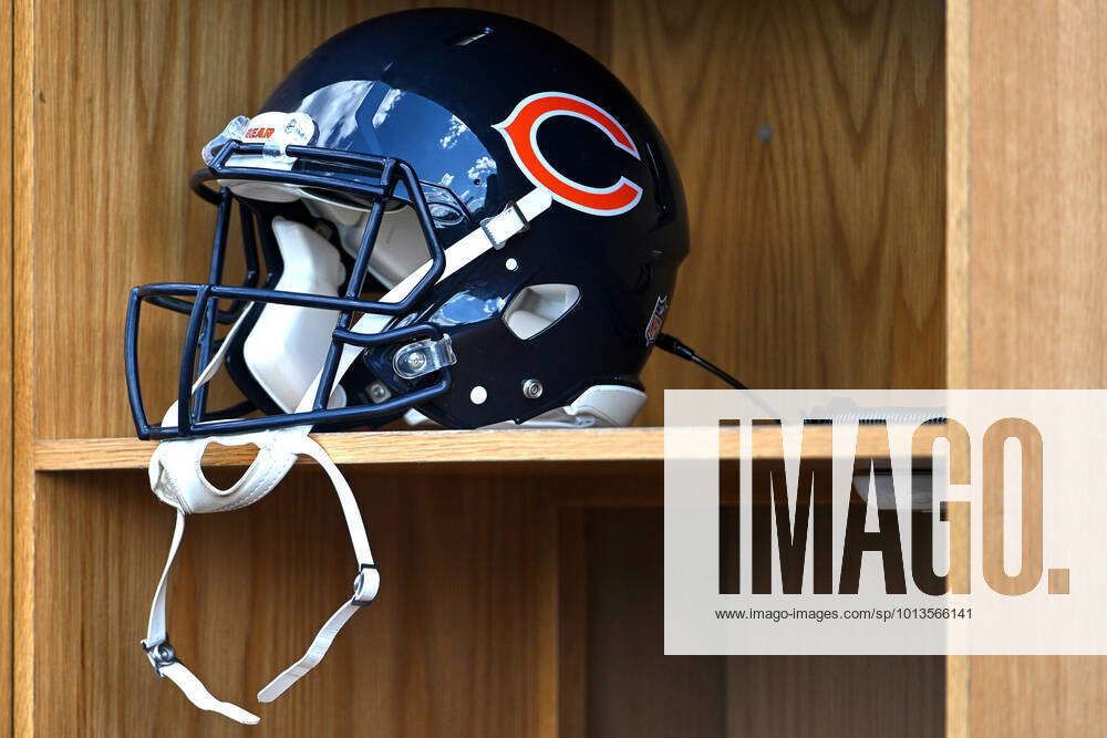 LAKE FOREST, IL - JULY 30: A detail view of a Chicago Bears