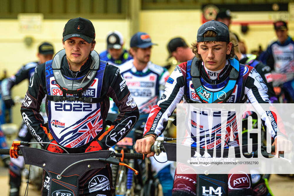 British Speedway Championship Final Meeting reserves Jack Smith (left