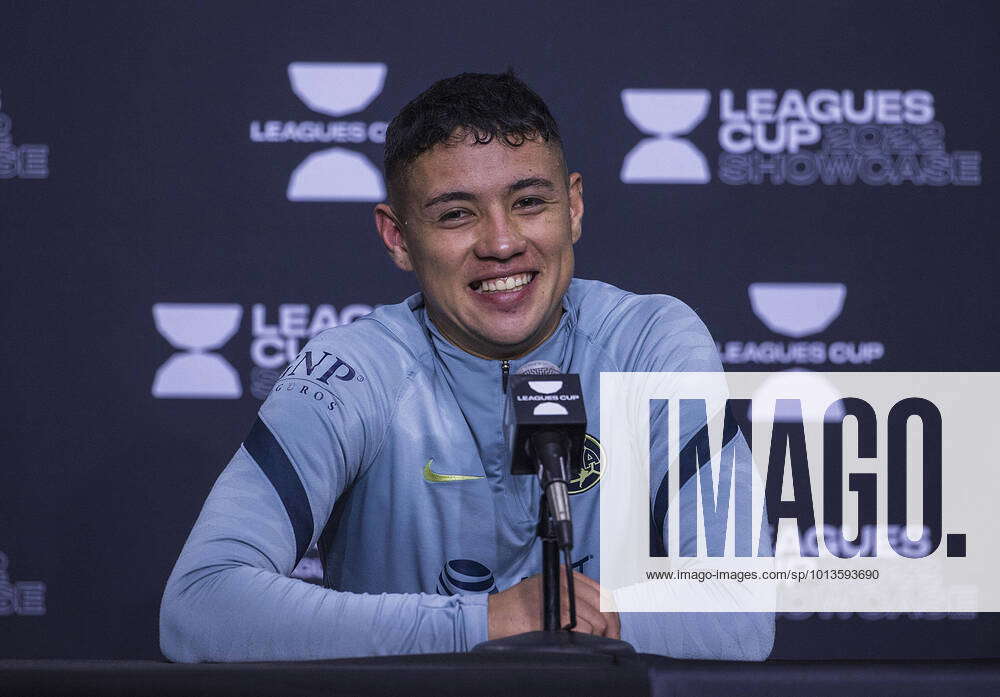 August 2, 2022, Los Angeles, California, USA: Emilio Lara 193 of Club  America during a press