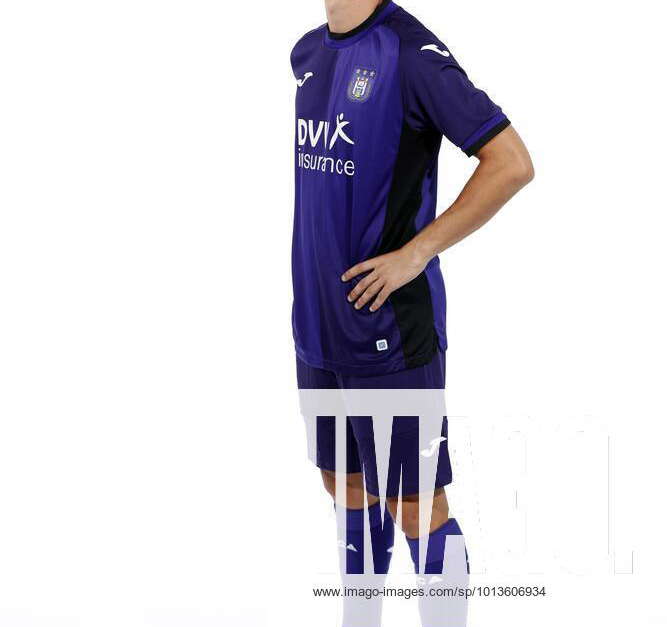 NEERPEDE, BELGIUM - AUGUST 04 : Theo Leoni during the photoshoot of Rsc  Anderlecht Futures on