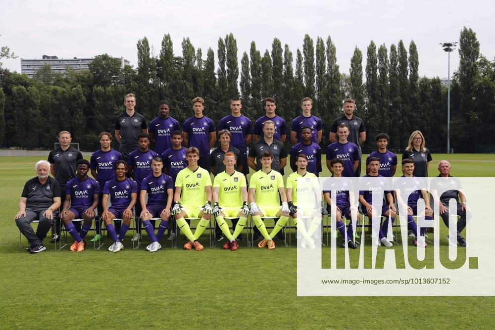 NEERPEDE, BELGIUM - AUGUST 04 : Nicholas Rutgeerts during the photoshoot of Rsc  Anderlecht Futures