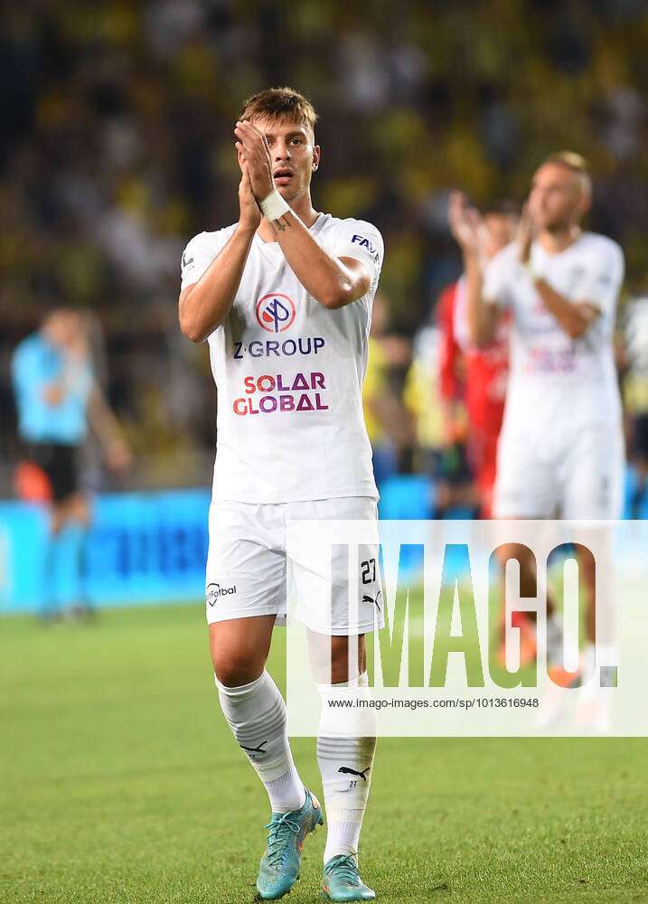 Michal Tomic of FC Slovacko during the UEFA Europa League Third ...