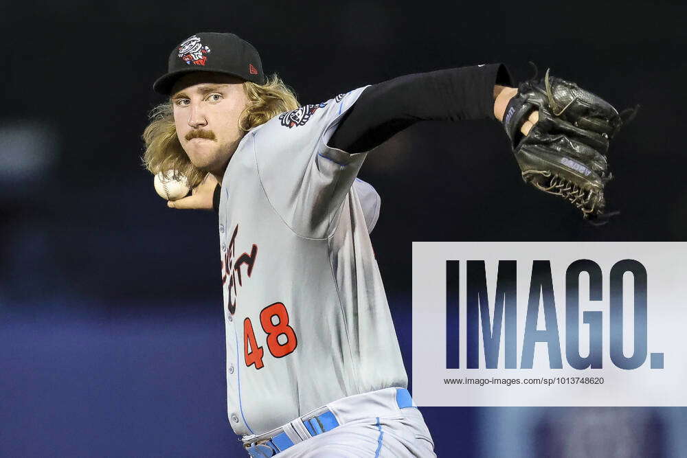 August 10, 2022: Rocket City Trash Pandas pitcher Braden Olthoff