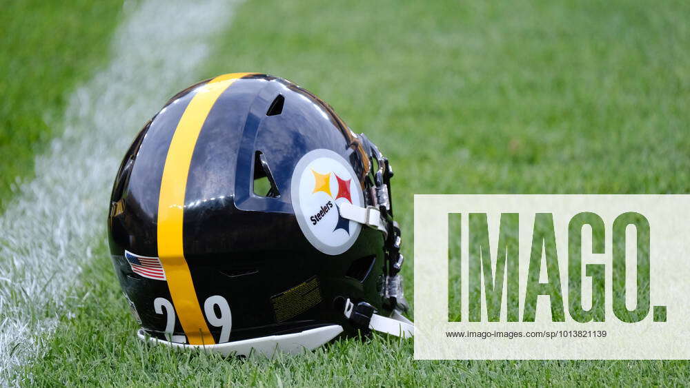 Aug 13th, 2022: Steelers helmet during the Pittsburgh Steelers vs