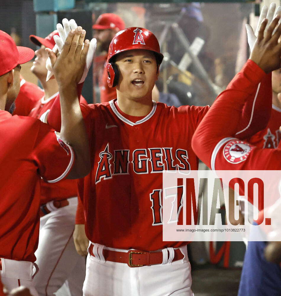 Baseball Twins vs. Angels Los Angeles Angels designated hitter Shohei