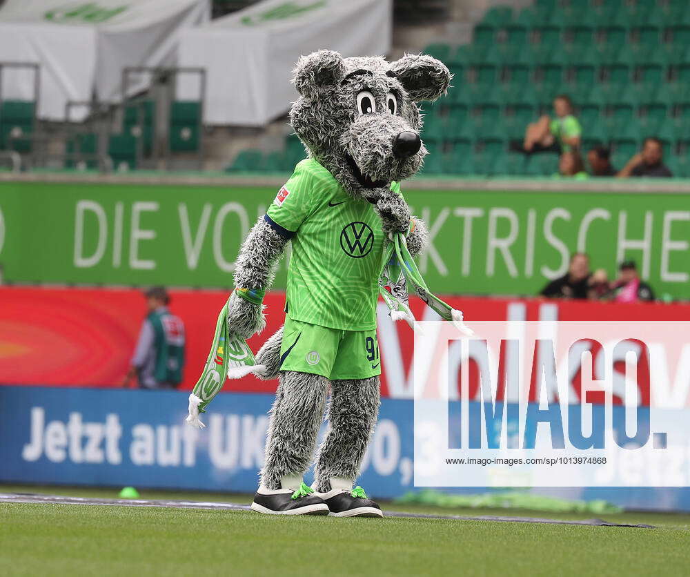 Mascot Woelfi Football Men Season League Vfl Wolfsburg