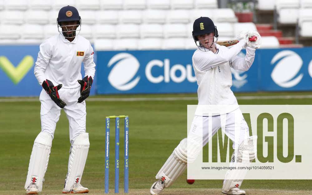 England v Sri Lanka - U19 LV=Insurance Test Match :L-R Lahiru Dawatage of  Sri Lanka and